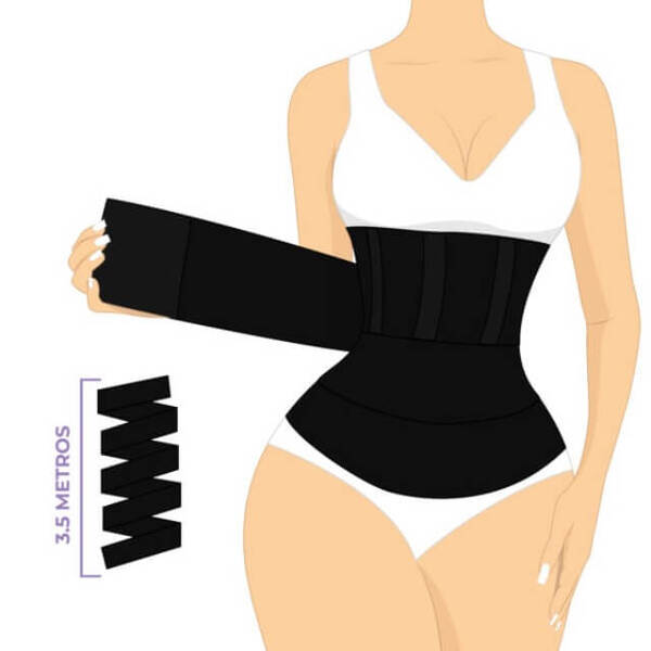 Faixa Cinta Modeladora Feminina MySlimShape™