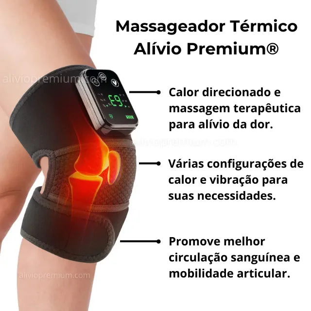 Massageador Aquecido Para Ombros e Joelhos - Alívio Premium