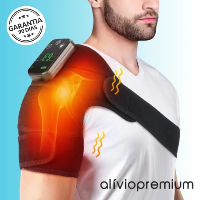 Massageador Aquecido Para Ombros e Joelhos - Alívio Premium