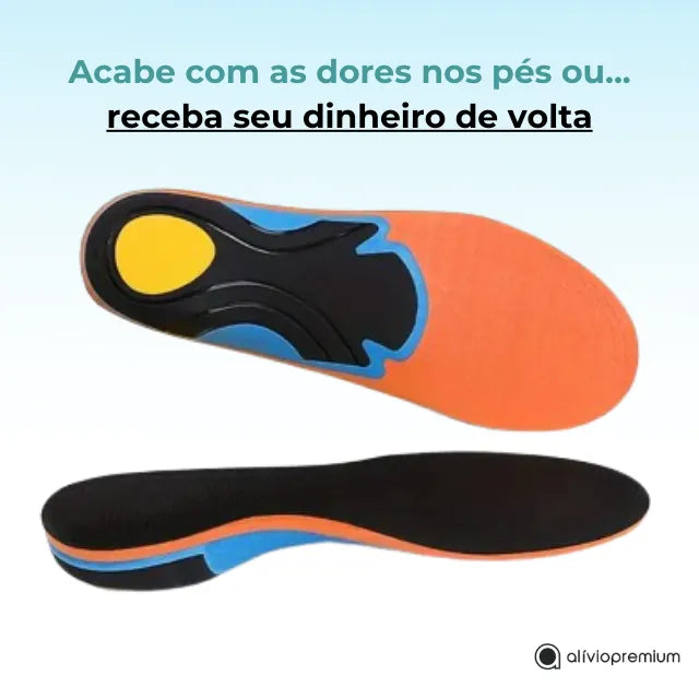 Palmilha De Gel Anatômica Confortável